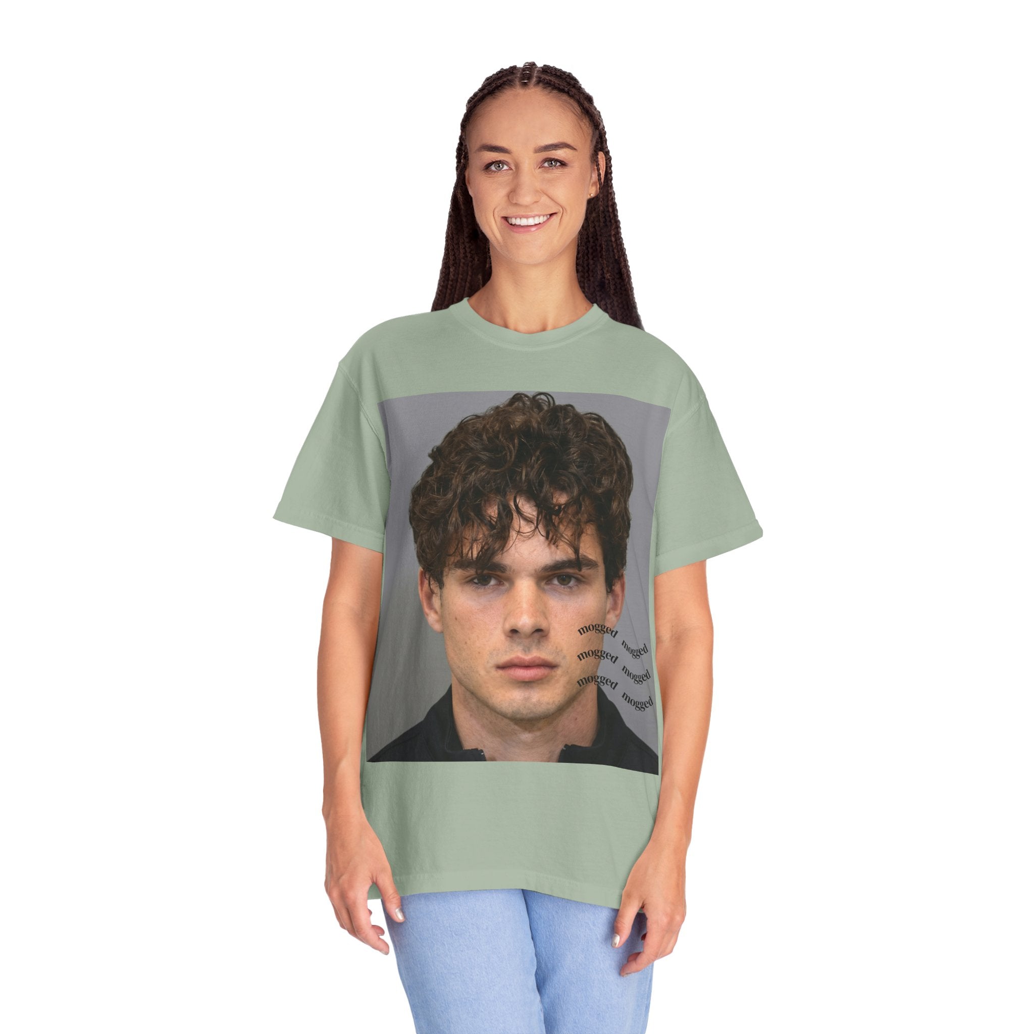 Graphic T-Shirt — Vintage Clavicular Mogged Mugshot