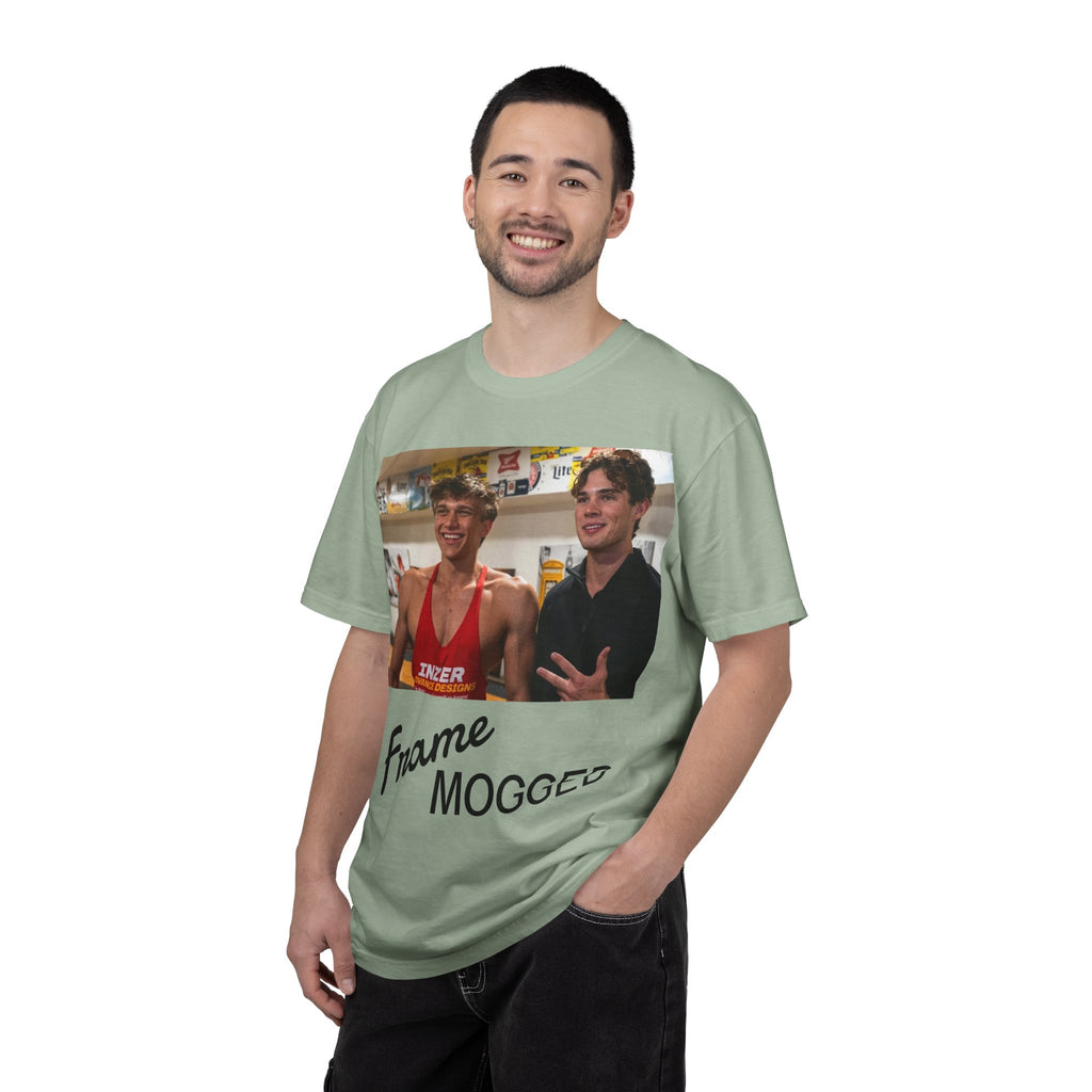 Frame Mogged T-Shirt — Meme Photo Graphic Tee