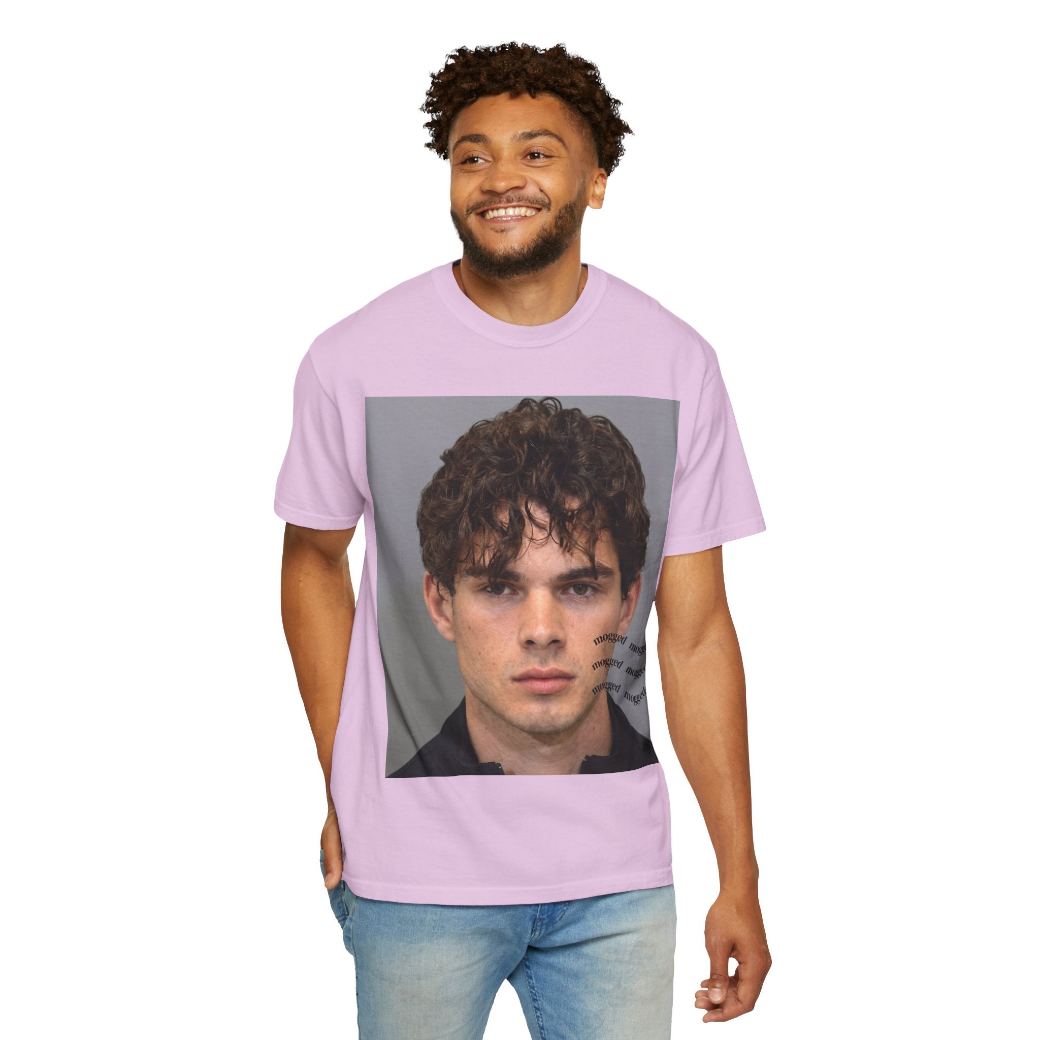 Graphic T-Shirt — Vintage Clavicular Mogged Mugshot