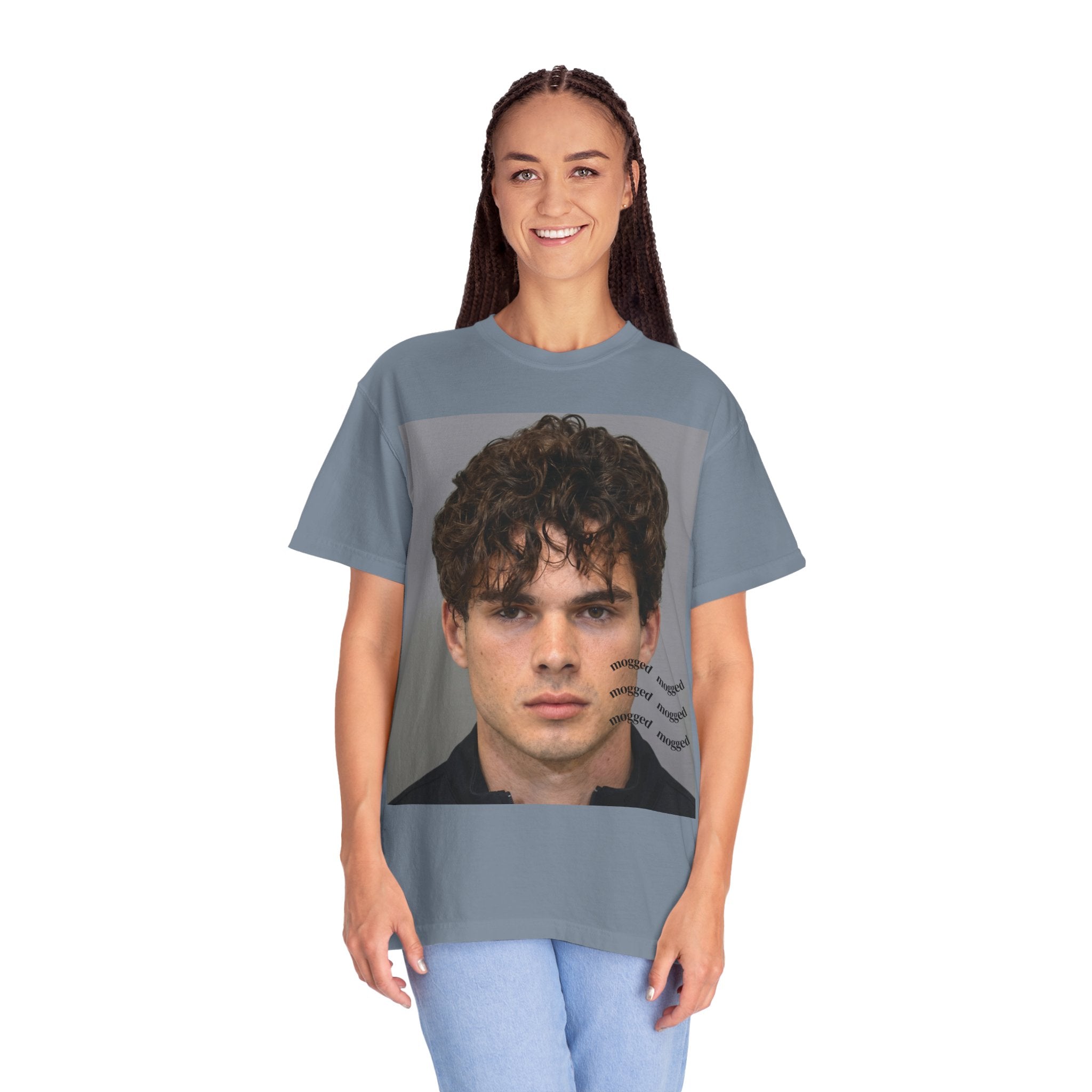 Graphic T-Shirt — Vintage Clavicular Mogged Mugshot
