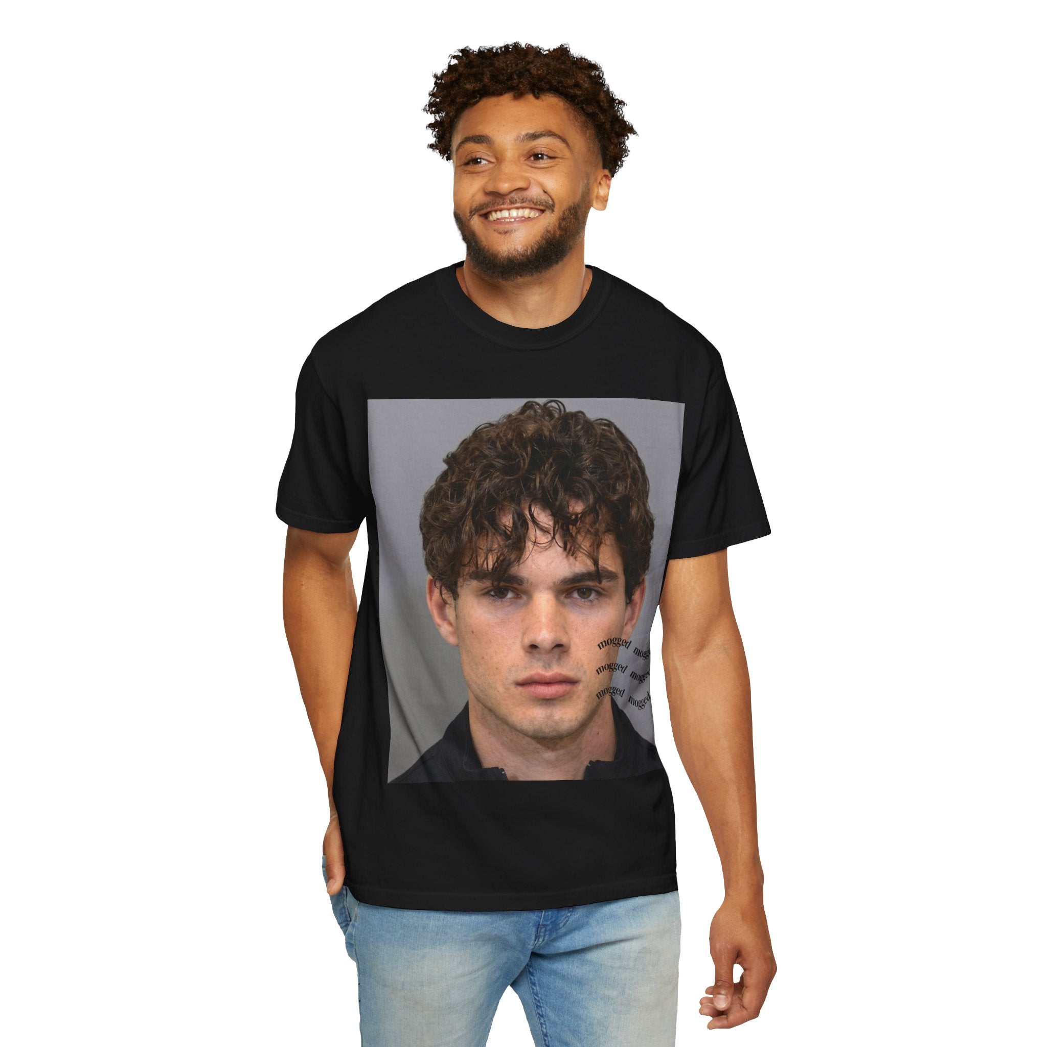 Graphic T-Shirt — Vintage Clavicular Mogged Mugshot