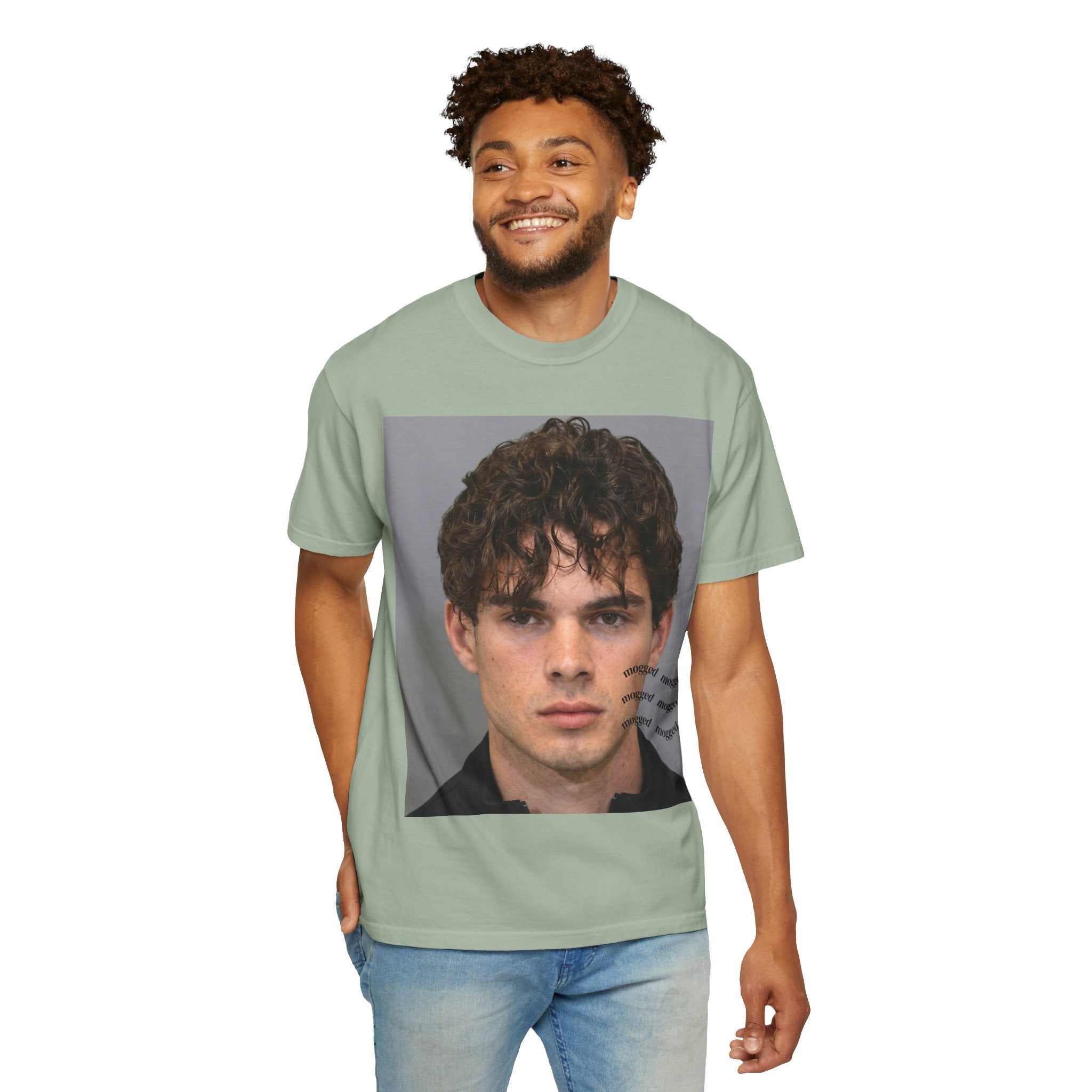 Graphic T-Shirt — Vintage Clavicular Mogged Mugshot