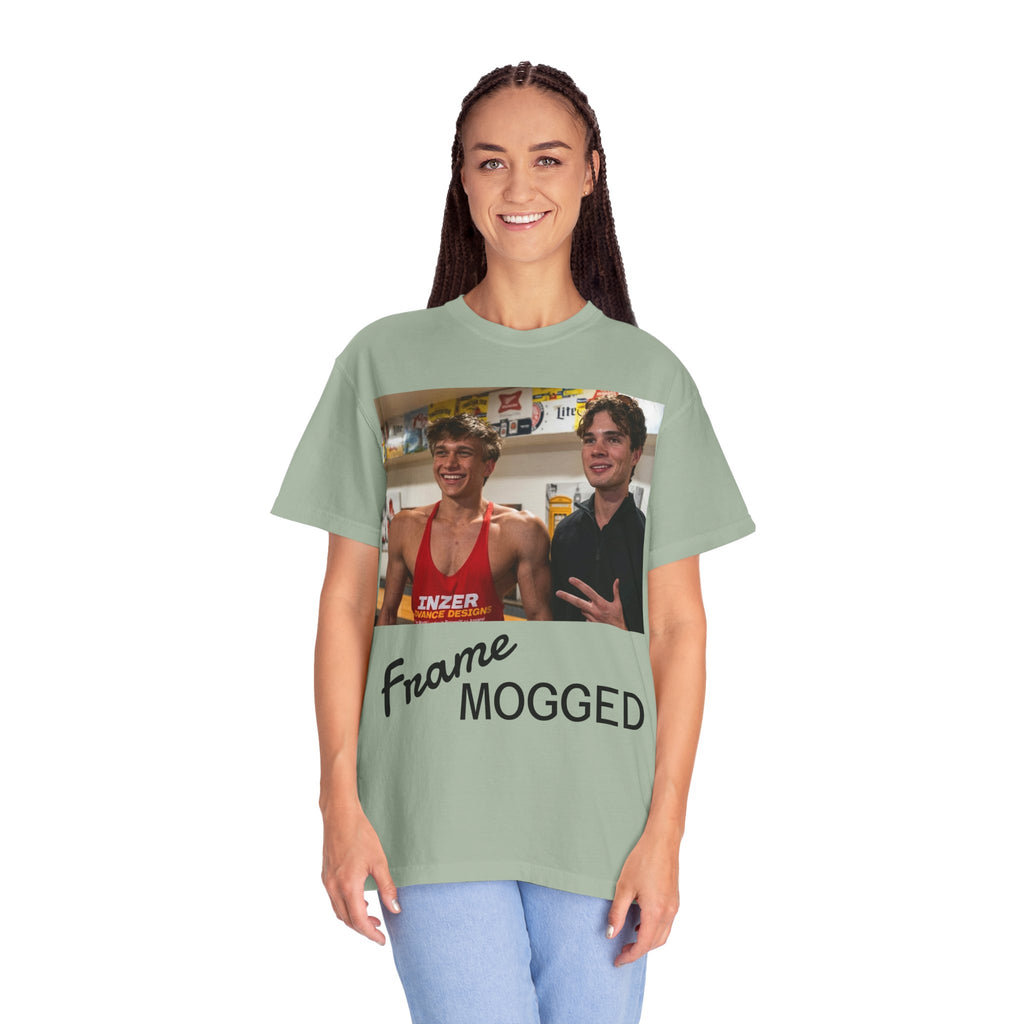 Frame Mogged T-Shirt — Meme Photo Graphic Tee